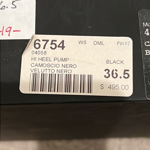 Deimille Camoscio Nero Suede Heels - Picture 13 of 16